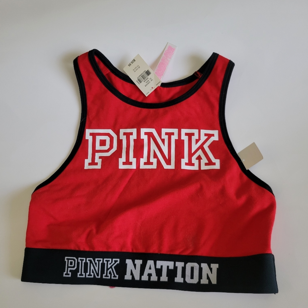 PINK Victoria's Secret | PINK Nation | Sports Bra Crop Top Size XS | AA …